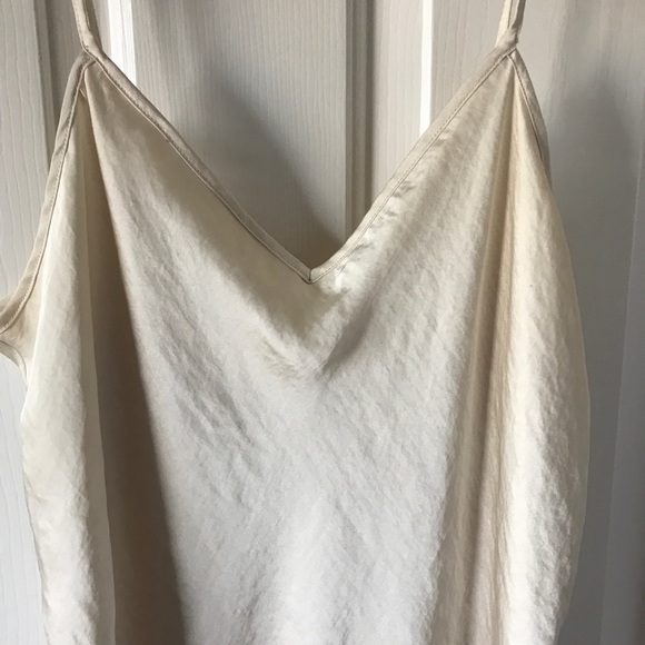 gap satin off white camisole - Picture 3 of 4